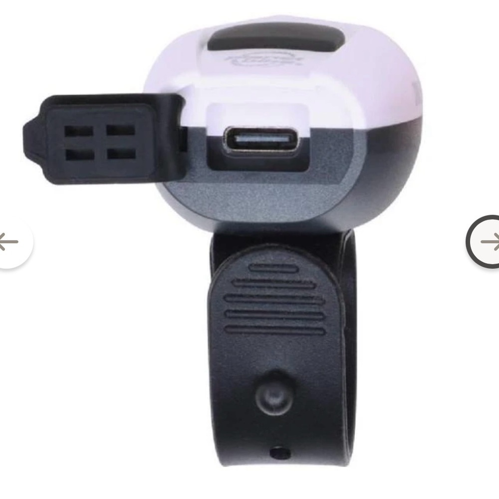 Spok 50 USB Rechargeable Headlight - Silver and Black - Picture 4 of 5